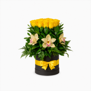 Caja de Rosas Brillo de Sol